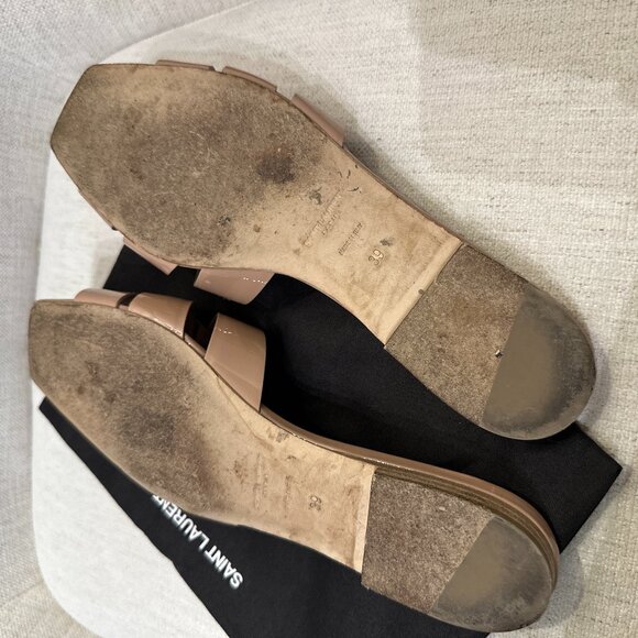 Authentic Saint Laurent Tribute Mules in Patent Leather – Size 39 - Picture 7 of 10